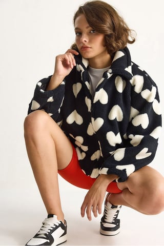 Textured Jacket Collar Puffer Down Coat
