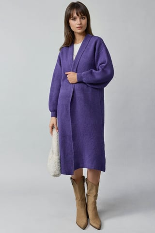 Long Fit Knitwear Cardigan