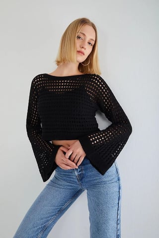 Avslappnad passform crew neck korta tröja