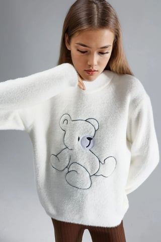 Oversized Teddy Bear Plysströja