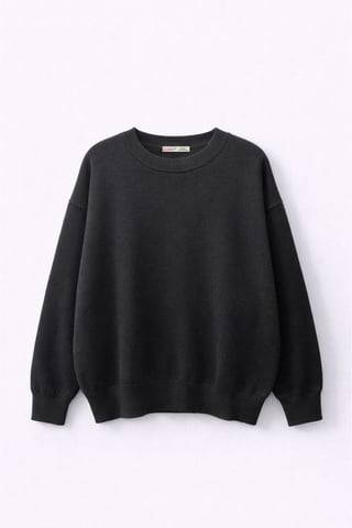 Oversized Ribbed Knit Sweater