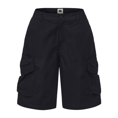 Pretty Green Mens Cotton Reinforced Tailored Casual Cargo Shorts (Black)