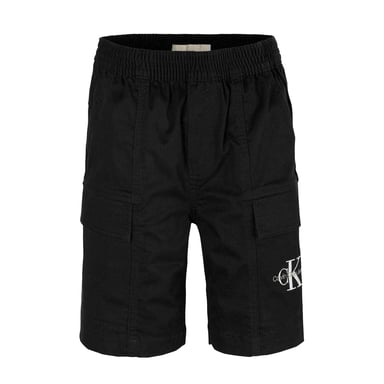 Calvin Klein Childrens/Kids Woven Cargo Shorts (Black)