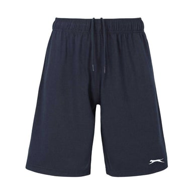Slazenger Mens Cotton Blend Casual Jersey Shorts (Navy)