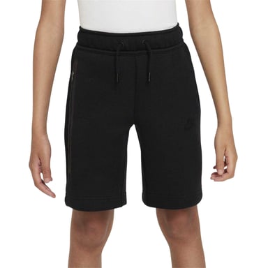 Nike Childrens/Kids Tech Fleece Relaxed Fit Shorts (Black)