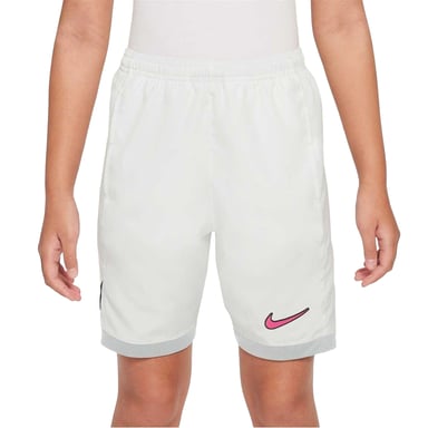 Nike Childrens/Kids Dri FIT Academy Graphic Football Shorts (White/Black)