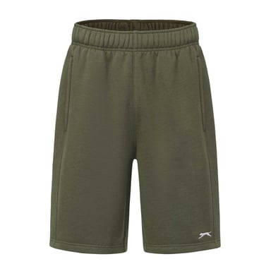 Slazenger Mens Fleece Shorts (Khaki Green)