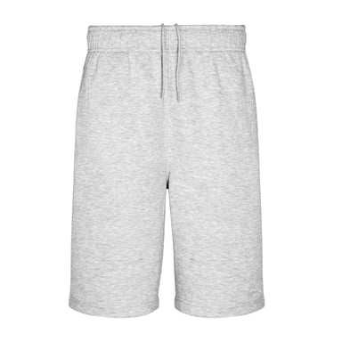 Slazenger Mens Fleece Shorts (Grey Marl)