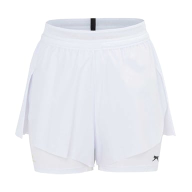 Slazenger Womens/Ladies 2 in 1 Shorts (White)