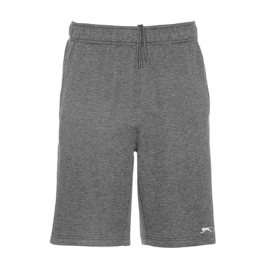 Slazenger Mens Fleece Shorts (Charcoal)