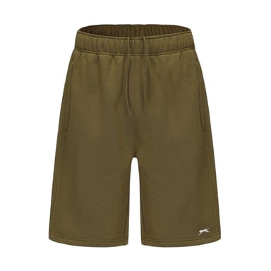 Slazenger Mens Fleece Shorts (Army Green)