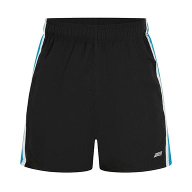 Zoggs Mens Side Stripe Swim Shorts (Black)