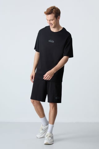 Men's Oversized T-Shirt And Shorts Set