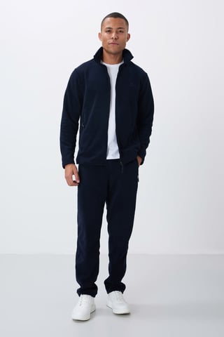 Men's Zipper Sweatshirt And Pants Set