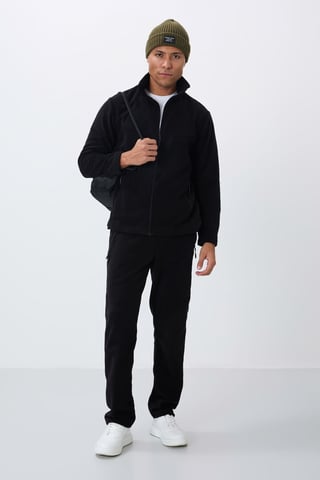 Men's Zipper Sweatshirt And Pants Set