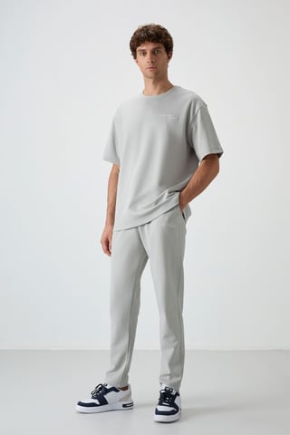 Men's Oversized Cotton-polyester Active Set