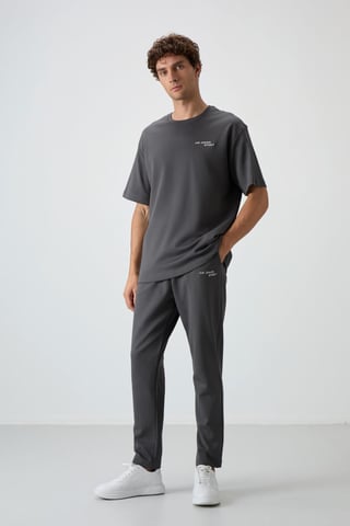 Men's Oversized Cotton-polyester Active Set