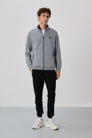 Men's Fleece Sweatshirt And Pants Set