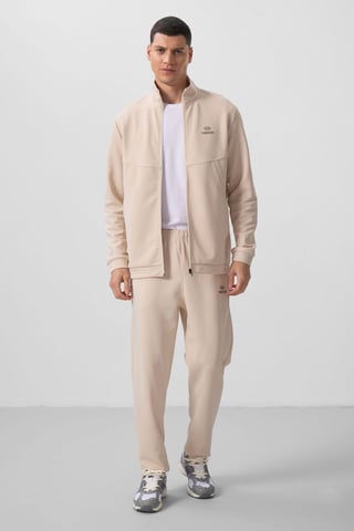 Men's Long-sleeve Zip Sweatshirt And Pants Set