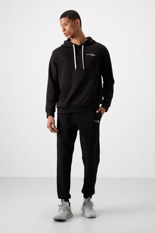 Men's Hooded Sweatshirt And Pants Set