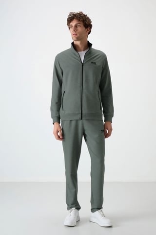 Men's Knit Fleece Sweatshirt And Pants Set