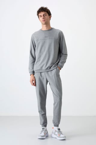 Men's Fleece Sweatshirt And Pants Set