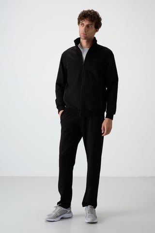 Men's Knit Fleece Sweatshirt And Pants Set