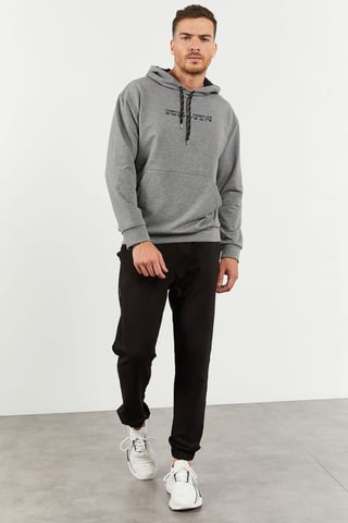 Oversized Hooded Sweatshirt And Pants Set