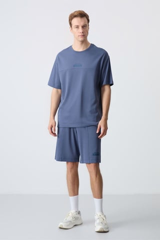 Men's Oversized T-Shirt And Shorts Set