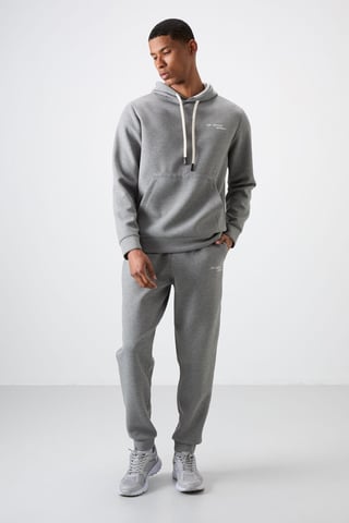Men's Hooded Sweatshirt And Pants Set