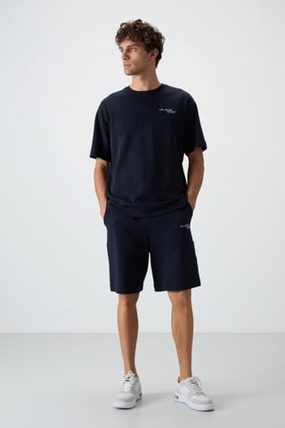 Oversized Short-Sleeve T-Shirt And Shorts Set