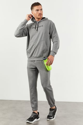 Oversized Hooded Sweatshirt And Pants Set
