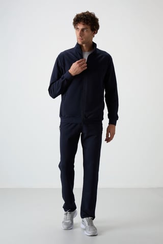 Men's Knit Fleece Sweatshirt And Pants Set