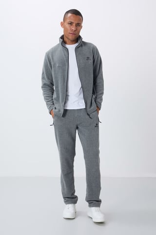 Men's Zipper Sweatshirt And Pants Set