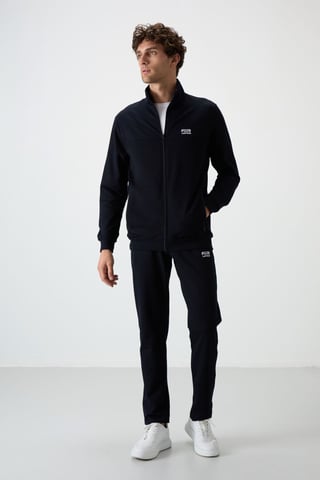 Men's Knit Fleece Sweatshirt And Pants Set