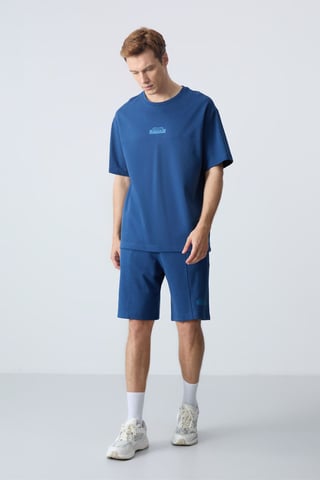 Men's Oversized T-Shirt And Shorts Set