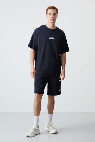 Men's Oversized T-Shirt And Shorts Set
