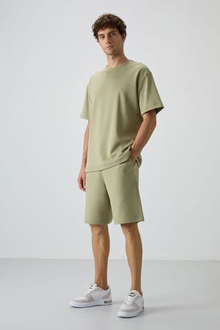 Oversized T-Shirt And Shorts Set
