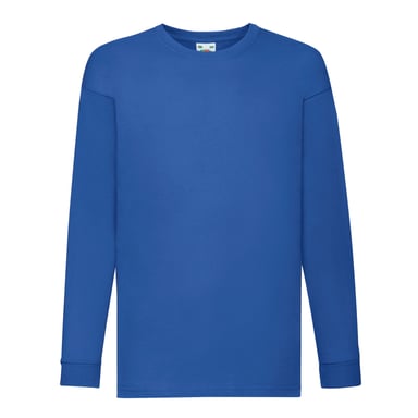 Fruit of the Loom Childrens/Kids Valueweight Long-Sleeved T-Shirt (Royal Blue)