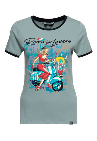Queen Kerosin Damen T-Shirt Rome for Lovers