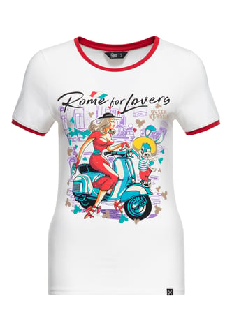 Queen Kerosin Damen T-Shirt Rome for Lovers