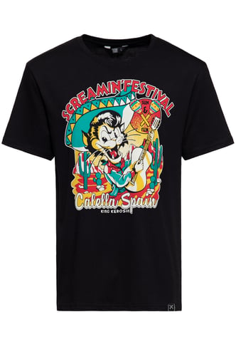 King Kerosin Herren T-Shirt Screamin' - 50s Rock & Rhythm Festival