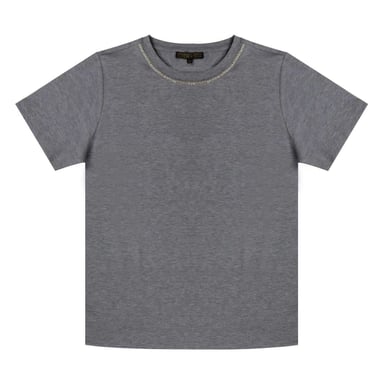 Biba Womens/Ladies Crew Neck Regular T-Shirt (Grey)