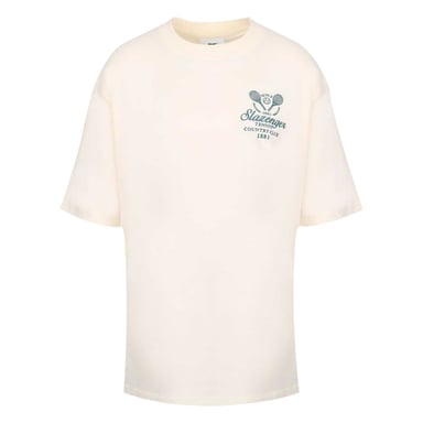 Slazenger Womens/Ladies Embroidered Oversized Tennis T-Shirt (White)