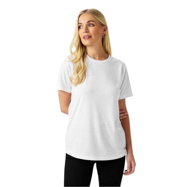 Biba Womens/Ladies Diamante T-Shirt (White)