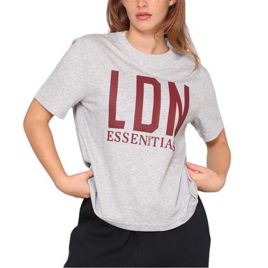 Blank Essentials Womens/Ladies London Oversized T-Shirt (Grey Marl)