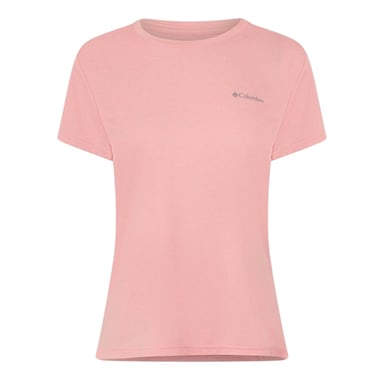 Columbia Womens/Ladies Bluevista Hill Crew Neck T-Shirt (Pink)