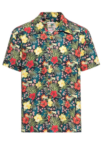 King Kerosin Herren Hawaiihemd