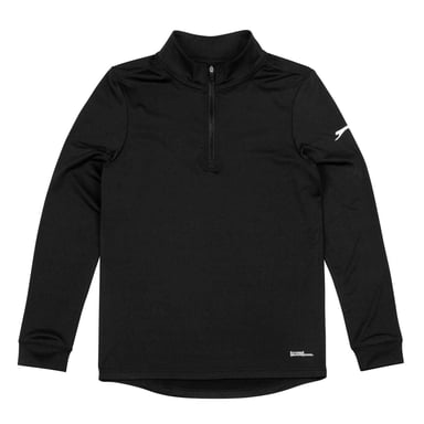 Slazenger Childrens/Kids Quarter Zip Pullover (Black)