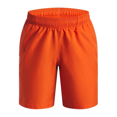 Under Armour Boys Tech Woven Wordmark Shorts (Orange)